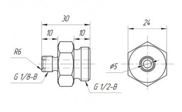  G 1/8- G1/2 -  " ""